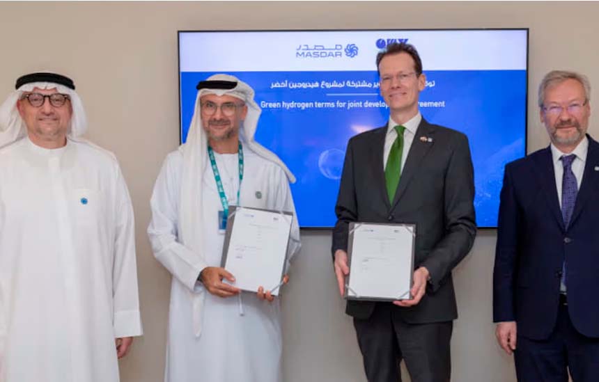 Masdar signs Agreement with OMV to produce Green Hydrogen Masdar signs Agreement with OMV to produce Green Hydrogen
