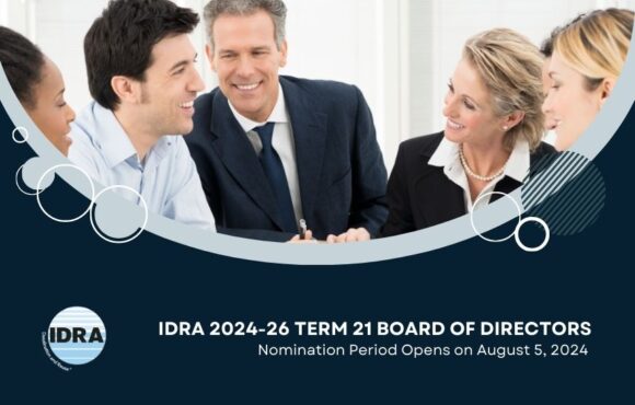 Nomination period for the IDRA 2024-26 Term 21 Board of Directors opens on August 5, 2024